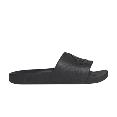 Pre-owned Adidas Originals Adilette Aqua Slides 'core Black'