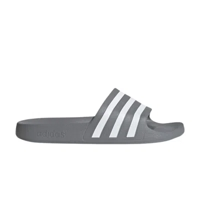 Pre-owned Adidas Originals Adilette Aqua Slides 'grey'