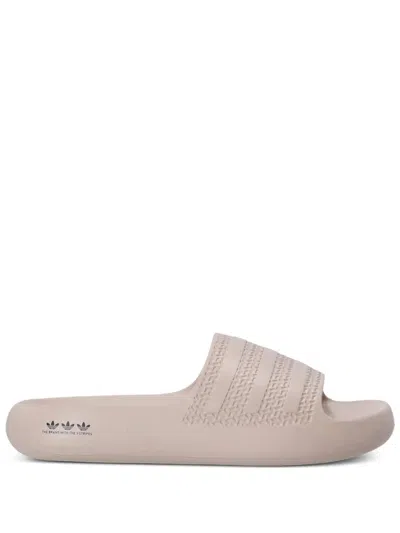 Adidas Originals Adilette Ayoon Pool Slides In Neutrals