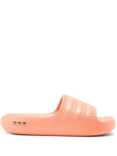 Adidas Originals Adilette Ayoon Slides In Orange