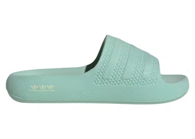 Pre-owned Adidas Originals Adilette Ayoon Slides (women's) Sneakers In Ash Green/cream White