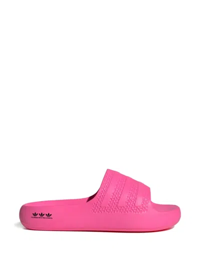 Adidas Originals Adilette Ayoon Textured Slides In Pink