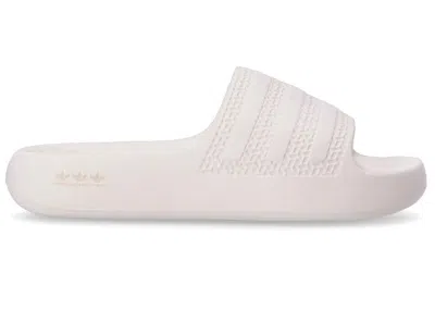 Pre-owned Adidas Originals Adilette Ayoon (women's) Sneakers In Off White/wonder White