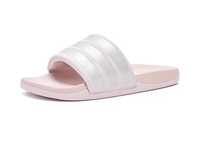 Adidas Originals Adilette Comfort 2.0 Slides In Metallic