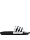 Adidas Originals Mens Adidas Adilette Comfort Slides In White