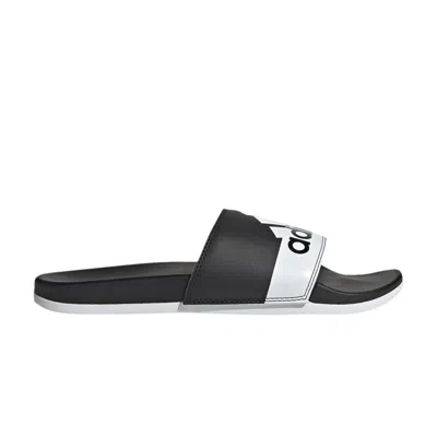 Pre-owned Adidas Originals Adilette Comfort Slide 'black White'