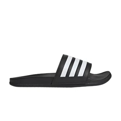 Pre-owned Adidas Originals Adilette Comfort Slide 'black White'