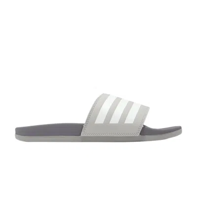 Pre-owned Adidas Originals Adilette Comfort Slide 'grey White'