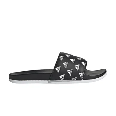 Pre-owned Adidas Originals Adilette Comfort Slide 'repeat Logo - Black'