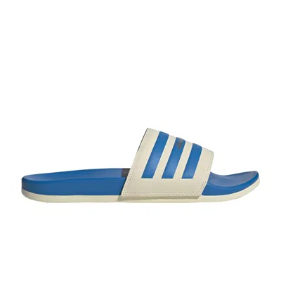 Pre-owned Adidas Originals Adilette Comfort Slide 'white Blue Rush'