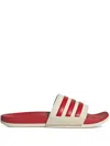 Adidas Originals Adilette Comfort Slides In Red