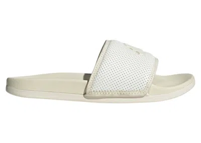 Pre-owned Adidas Originals Adilette Comfort Slides (women's) Sneakers In Off White/zero Metalic/wonder White