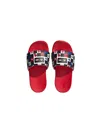 Adidas Originals Adilette Comfort Spiderman In Multicolour