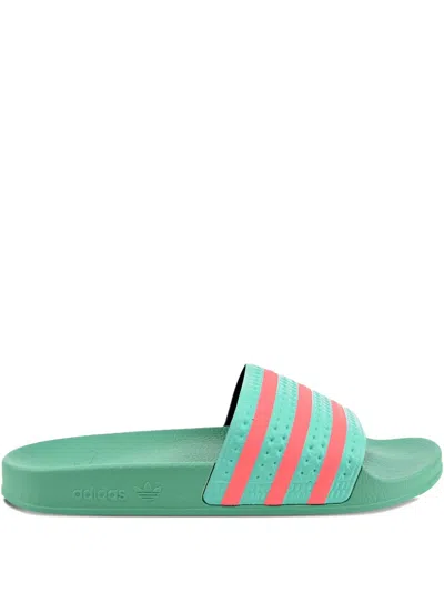 Adidas Originals Adilette "hi-res Green Turbo" Slides