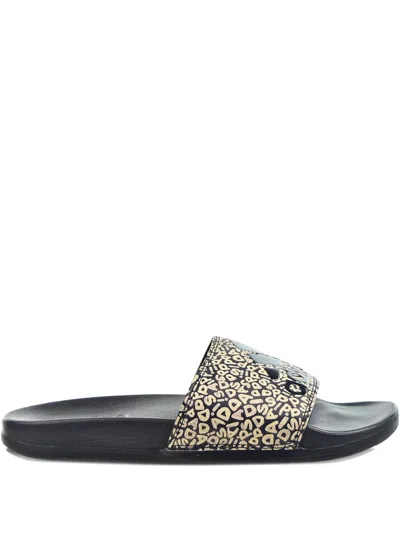 Adidas Originals Adilette Logo-print Comfort Slides In Black