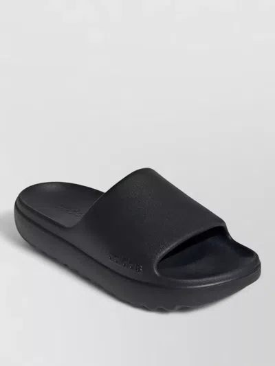 Adidas Originals Adilette Lumia Open Toe Slide Sandal In Animal Print