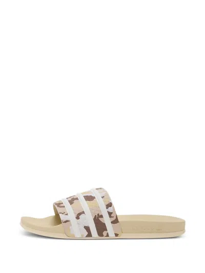 Adidas Originals Adilette Og Cf Camouflage-print Slides In Neutral