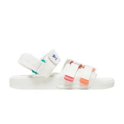 Pre-owned Adidas Originals Adilette Sandal 4.0 'white Scarlet True Orange'