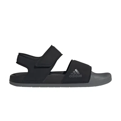Pre-owned Adidas Originals Adilette Sandal 'black Grey'
