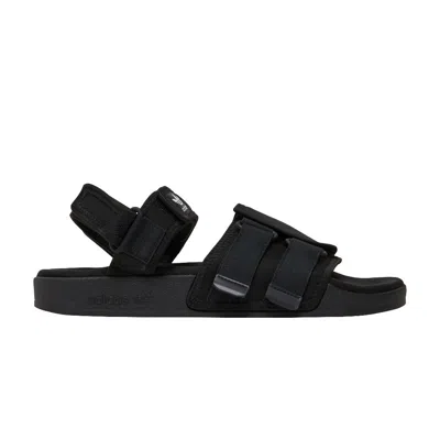 Pre-owned Adidas Originals Adilette Sandal 'black White'