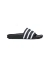 Adidas Originals Navy Adilette Slides In Black  