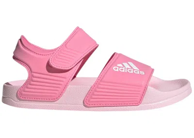 Pre-owned Adidas Originals Adilette Sandals Sneakers In Bliss Pink/cloud White/clear Pink In Multi