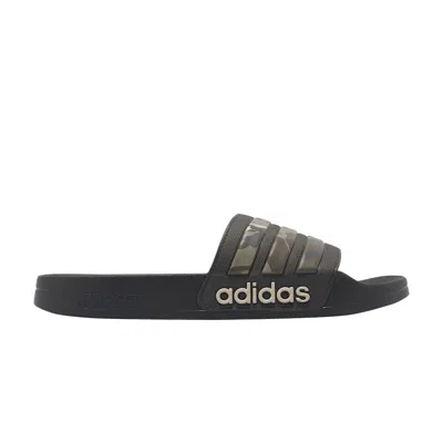 Pre-owned Adidas Originals Adilette Shower Slide 'shadow Olive Camo'