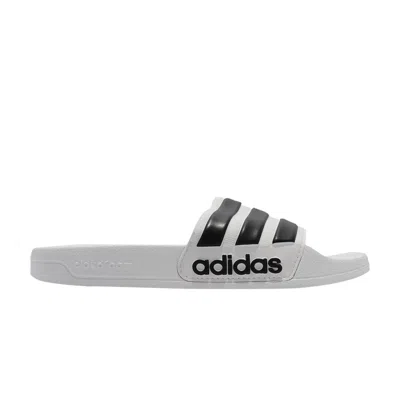 Pre-owned Adidas Originals Adilette Shower Slide 'white Black'
