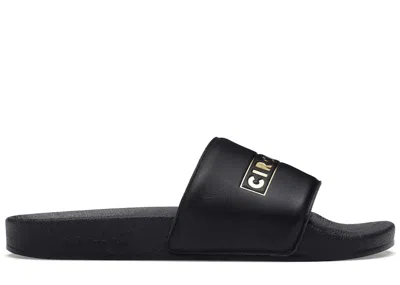 Pre-owned Adidas Originals Adilette Slide Circoloco Sneakers In Core Black/gold Metallic