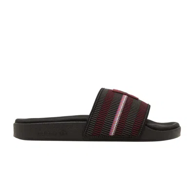 Pre-owned Adidas Originals Adilette Slide 'patchwork' In Black