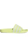 Adidas Originals Adidas Adilette Slide 'pulse Yellow' In Multi