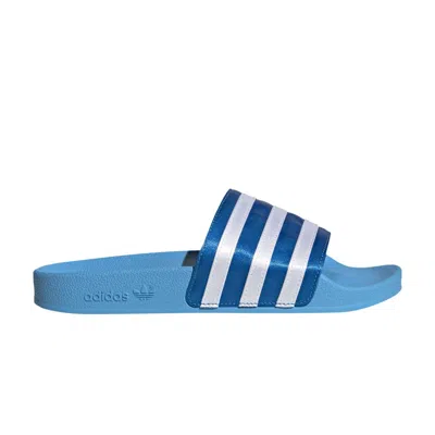 Pre-owned Adidas Originals Adilette Slide 'sky Rush' In Blue