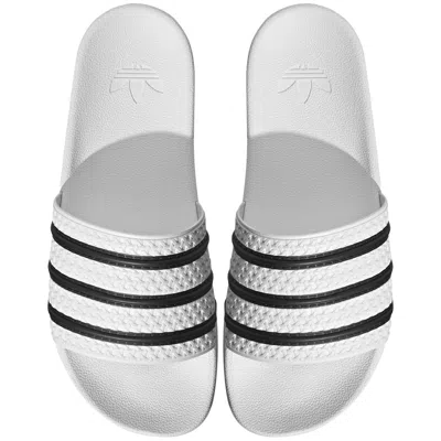 Adidas Originals Adilette Sliders White