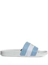 Adidas Originals Adilette Slides In Blue