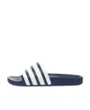 Adidas Originals Adilette Stripe Sport Slide In Blue