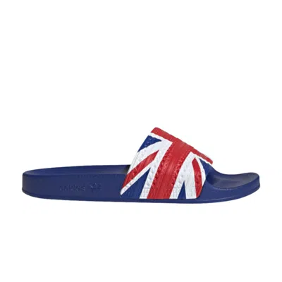 Pre-owned Adidas Originals Adilette Slides 'united Kingdom' In Blue