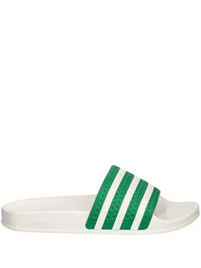 Adidas Originals Adilette Slides In White