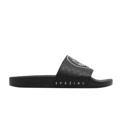 Pre-owned Adidas Originals Adilette Spzl Slide 'core Black'