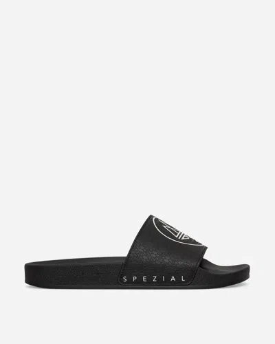 Adidas Originals Adilette Spzl Slides Core Black In Multicolor