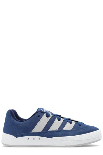 Adidas Originals Adimatic Suede Sneakers In Blue