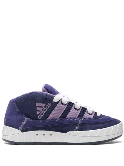 Adidas Originals Adimatic Mid X Maite Steenhoudt Suede Sneakers In Purple