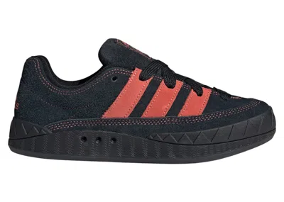 Pre-owned Adidas Originals Adimatic Preloved Scarlet Mel (women's) Sneakers In Core Black/preloved Scarelet Red Mel. In Multi