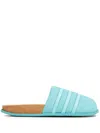 Adidas Originals Slip-on Slides In Blue