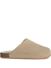 Adidas Originals Adimule Suede Flat Mules In Neutral