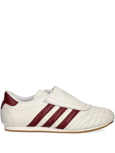 Adidas Originals Adiracer Lo 3-stripe Leather Sneakers In White