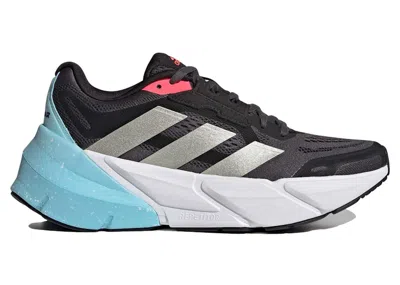 Pre-owned Adidas Originals Adistar Black Silver Metallic Turbo (women's) Sneakers In Grey Six/ Sandy Beige Metallic/hazy Sky Bl In Multi
