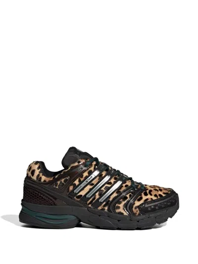 Adidas Originals Adistar Control 5 Leopard Sneakers In Multi