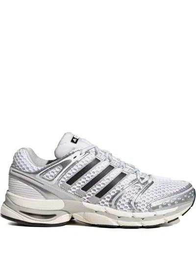 Adidas Originals Adistar Control 5 "silver Metallic Black" Sneakers In Gray