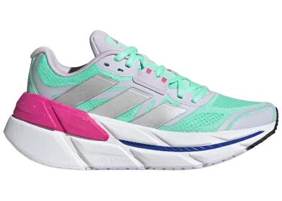 Pre-owned Adidas Originals Adistar Cs (women's) Sneakers In Pulse Mint/silver Metallic/lucid Fuchsia