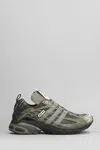 Adidas Originals Adistar Cushion Sneakers In Green Suede And Fabric In Multi
